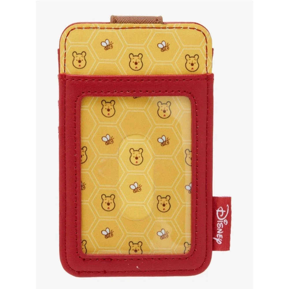 NEW EXCLUSIVE Loungefly Disney Winnie the Pooh Honeycomb Red‎ Cardholder